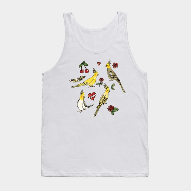 cockatiel Tank Top by Estellasint shop